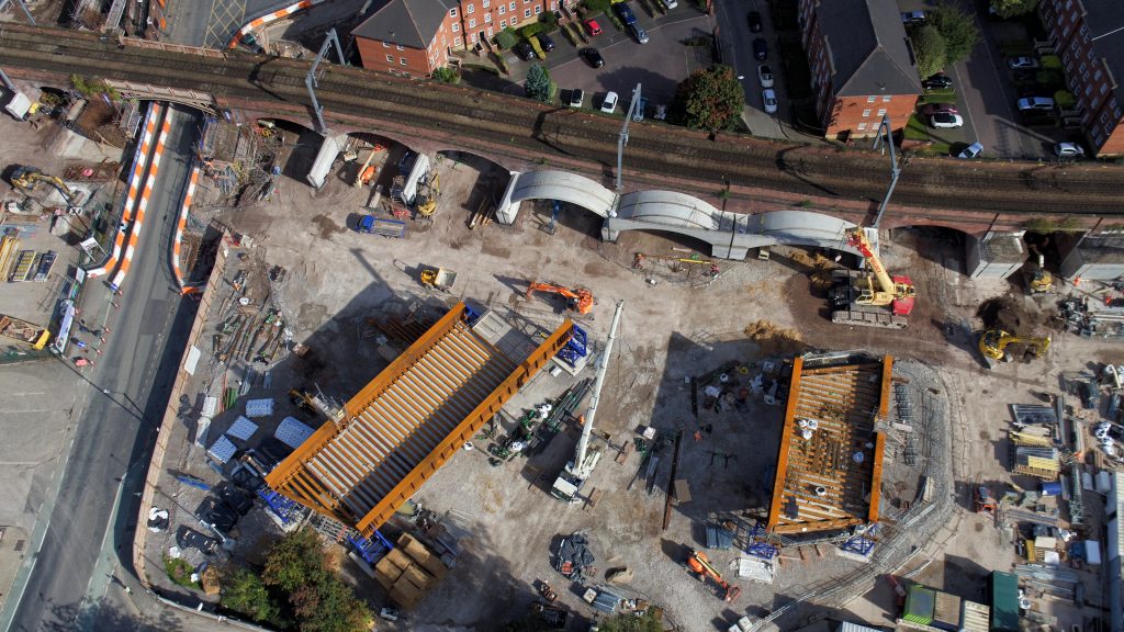 Water street, bridge widening. October 2016.